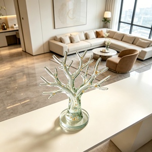 Árbol de los Deseos Dorado, Adorno de Resina Transparente, Decoración del Árbol de <span class=keywords><strong>la</strong></span> <span class=keywords><strong>Vida</strong></span>, una Opción Ideal para Decoración del Hogar y Regalos. - Product Image 5