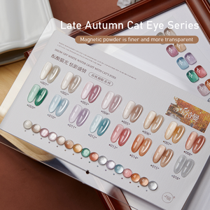 BeiEn OEM y ODM 2025 verano Aurora Twilight Cat Eye UV y LED esmalte <span class=keywords><strong>de</strong></span> uñas Gel Set porcelana blanca estilo francés para DIY Nail Art a granel - Product Image 2