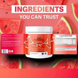 Polvo Electrolítico de Hidratación Rápida, Mezcla de Bebida Sin Azúcar con Vitamina C, Magnesio y Zinc para Energía, Recuperación Deportiva, a Granel - Product Image 3