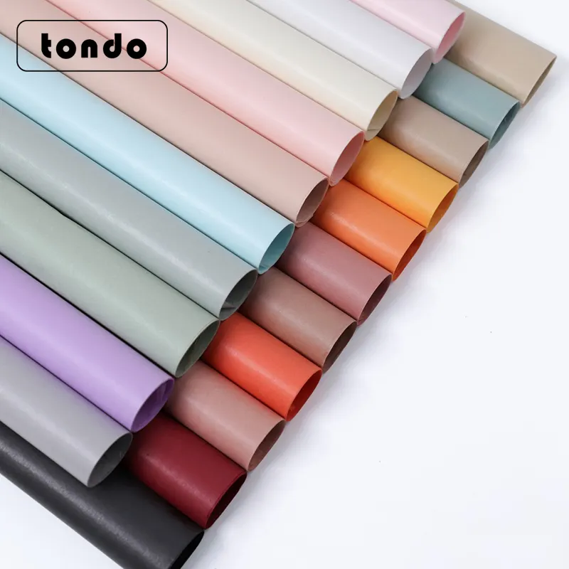 Tondo 한국어 스타일 방수 여러 가지 빛깔의 단색 시드니 종이 선물 포장 꽃다발 포장지
