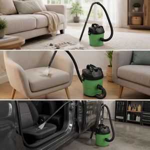 Aspirateur eau et poussière K-D/W avec logo personnalisé, 10L, puissant moteur électrique 1300W, petit et portable, pour la maison et la voiture, avec fonction souffleur - Product Image 4