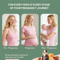 Acide folique en capsule multivitaminée prénatale pour femmes enceintes et allaitantes Formule personnalisée pour femmes enceintes