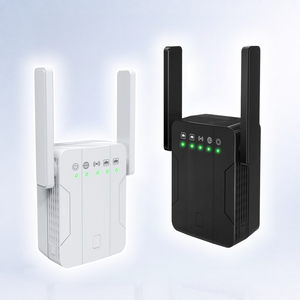 เครื่องขยายสัญญาณไวไฟ 1200Mbps แบบสองย่านความถี่ 5GHz 2.4GHz พร้อมเสาอากาศภายนอก 2 เสา โหมด <span class=keywords><strong>WPS</strong></span> AP พอร์ตอีเธอร์เน็ต - Product Image 1