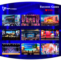 Pantalla LED Publicitaria TOPvision de 3 mm, Panel de Video Wall para Alquiler, Publicidad en Escenarios