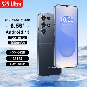 ZNNXECC S25 Ultra, Teléfono Inteligente 4G con Certificación Google, Pantalla HD de 6.6 Pulgadas, Doble SIM, Ocho Núcleos, 4+64GB, Android, Idioma Alemán - Product Image 2