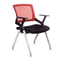 Chaise de bureau ergonomique à roulettes en maille, chaise de formation mobile avec roulettes, sièges imbriqués pour espace d'apprentissage flexible