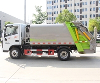 Grand camion compacteur de déchets Euro6 avec moteur Cummins 195HP/230HP en option et boîte de vitesses manuelle rapide à 8 rapports