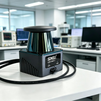 Capteur LiDAR de qualité industrielle IP65, balayage 2D à 270 degrés, température de fonctionnement de -20°C à 50°C pour l'évitement d'obstacles par les robots