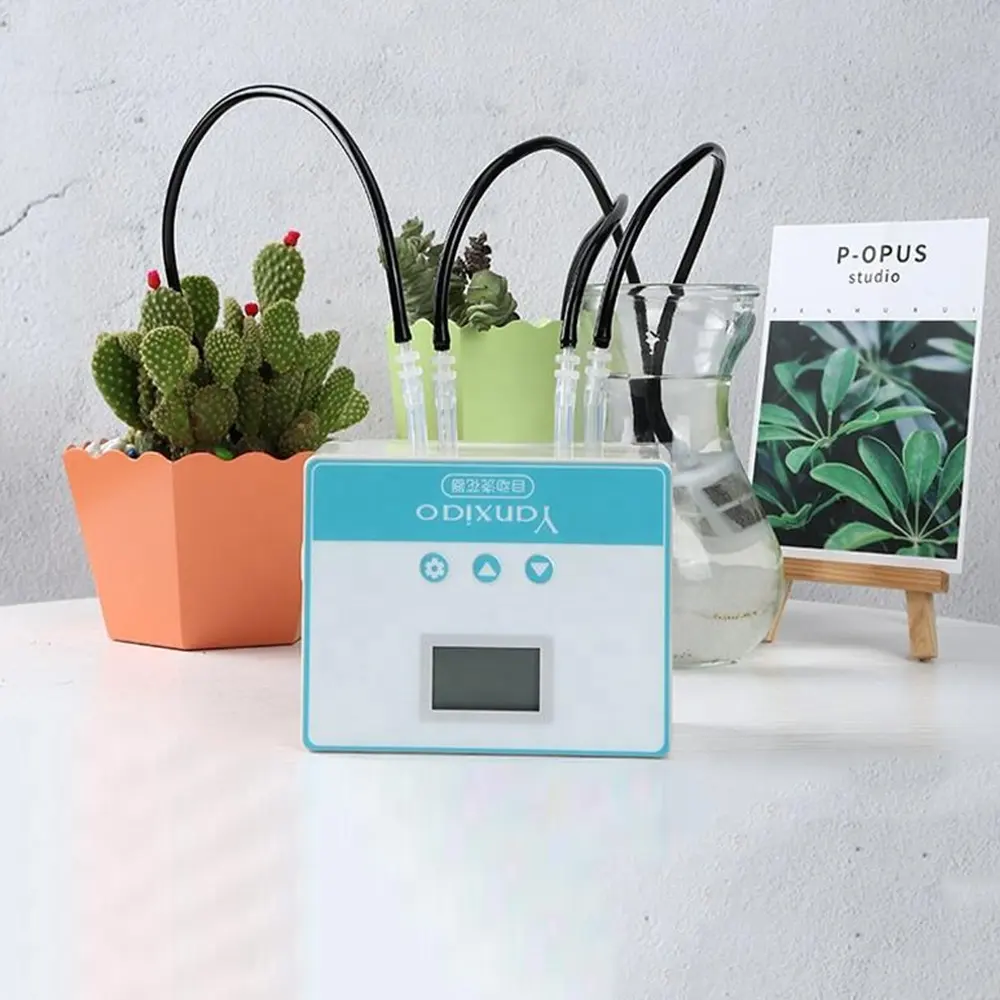 Wifi double pump automatic watering device phone can controller watering irrigation system for home garden