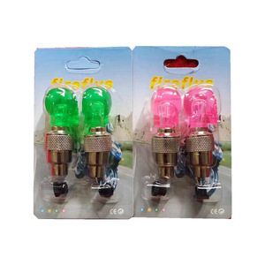 Luz de Válvula de Bicicleta 2023, Luz de Boquilla de Gas con Diseño de Cabeza de Fantasma, Luz de Núcleo de Gas de Colores, Luz de Rueda de Moda - Product Image 1