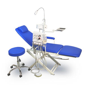 Poltrona Odontoiatrica Pieghevole di Lusso ChuangQi con <span class=keywords><strong>Unit</strong></span>à Turbina Dentale e Sipttoon |   Attrezzatura Medica Dentale Portatile all'Ingrosso - Product Image 2