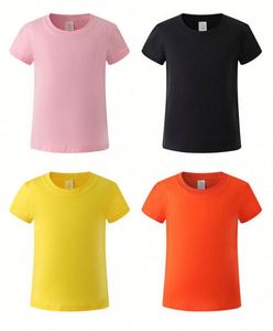 180gsm 100% Cotton Silk Screen Printed Custom Logo O-Neck Short Sleeve Regular Fit Men's T-<b>Shirt</b> Blanks - Product Image 5