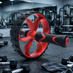 Roue <span class=keywords><strong>Ab</strong></span> pour l'entraînement des abdominaux, équipement de roue Abs pour la force de base, équipement de rouleau <span class=keywords><strong>Ab</strong></span> avec poignées antidérapantes entraînement abdominal <span class=keywords><strong>ab</strong></span> - Product Image 1
