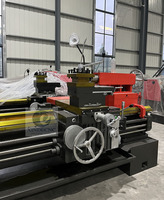 Tour horizontal à interstice large CW6280 robuste - Glissière renforcée de 550 mm, alésage du broche de 105 mm, coupe puissante pour pièces d'ingénierie
