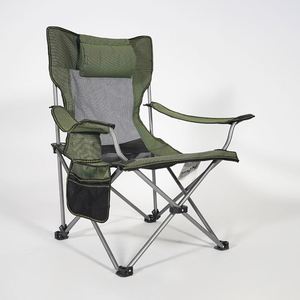 Chaise de plage pliable au design moderne avec logo et couleur personnalisés, repose-pieds, en métal, pour parc et usage extérieur - Product Image 2