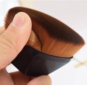 Hexagon <b>Foundation</b> Kabuki Brush Flat Top Synthetic Hair Face Blush Brush with Case - Product Image 6