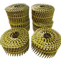 Clous en bobine pour béton, pneumatiques, pour palettes, cartons, applications directes, DIY, courants, 50 mm, peints, pour encadrement, lisses, application par trempage en usine