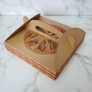 Caixa de Pizza Biodegradável Personalizável de 6, 7, <span class=keywords><strong>8</strong></span> e 9 Polegadas com Forro de Espuma, Caixa de Pizza Personalizada - Product Image 4