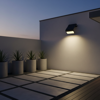 Projecteur solaire pliable en aluminium étanche IP66 avec panneau solaire et télécommande, idéal pour le jardin, le camping, la terrasse, la cour et le garage