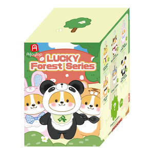 Vente en gros de la <span class=keywords><strong>série</strong></span> originale Aigoy Top Lucky Forest : Boîte mystère en peluche, Cadeau de Noël, Porte-clés, Jouet, Poupée en vinyle, Jouets de collection Anime - Product Image 5