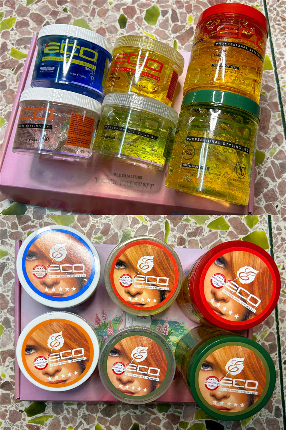 Eco gel 268ml( 4 parfums)