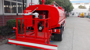Dongfeng Euro 3 Rijen En Een Halve 4350 + 1300Mm Wielbasis 6X4 Brandweerwagen 15000l - Product Image 5