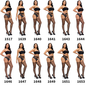 <span class=keywords><strong>Bas</strong></span> résille ultra-élastique <span class=keywords><strong>pour</strong></span> femmes européennes américaines, jarretelles sexy, maille ouverte, <span class=keywords><strong>porte</strong></span>-jarretelles anti-dérapant, collants solides <span class=keywords><strong>pour</strong></span> - Product Image 4