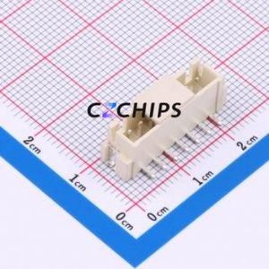 HCZZ0040-7 Wire-to-Board Pin Header SMD,P=2.5mm Connector 1x7P 2.5mm Vertical Mount XHB - Product Image 1