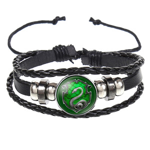 Mode travail manuel tricot bracelet en cuir <span class=keywords><strong>Harry</strong></span> bracelet magique <span class=keywords><strong>Potter</strong></span> badge bracelet bijoux pour hommes accessoires pour femmes - Product Image 6