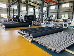 Tùy chỉnh máy móc nông nghiệp bánh xe cao su gặt đập con lăn cao su bông Máy ép con lăn PU bánh xe con lăn cao su - Product Image 6