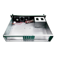 Boîtier de serveur IPC mini ITX haute performance pour montage en rack, ventilateur, boîtier d'ordinateur industriel en alliage d'aluminium et acier, 2U350L USB, très vendu
