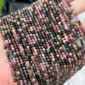 2-3 حبات سائبة مستديرة من الحجر الطبيعي أحجار كريمة كريستال جمشت كوارتز وردي اللابسي عقيق أحمر عقيق تركواز خرزات سائبة - Product Image 5