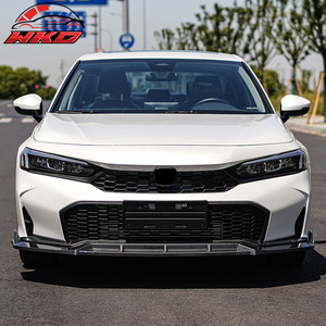 Compatible con Honda Civic 25-26, Estilo IKON, 3 Piezas, Protector de Parachoques Delantero, Diseño de Fibra de Carbono, Accesorios Automotrices - Product Image 3