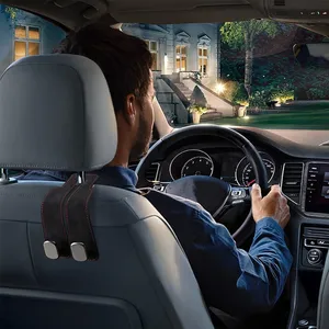 Gancho de Reposacabezas de Coche de Calidad, Gancho Doble Metálico para Colgar en el Asiento Trasero, Gancho de Aleación de Gran Capacidad de Carga de 20 kg, Accesorios Universales para Coches - Product Image 5