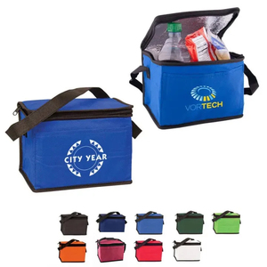 Borsa termica isolata in tessuto Non tessuto a rullo per la neve 6-pack borsa termica in poliestere borsa da pranzo personalizzata <span class=keywords><strong>con</strong></span> Logo personalizzato - Product Image 1