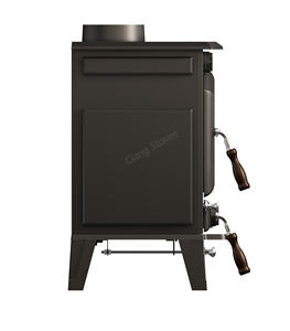 Poêle à bois <span class=keywords><strong>Godin</strong></span> en fonte au design moderne, chauffage d'intérieur et application extérieure, poêle à bois bon marché - Product Image 4