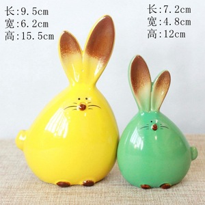 Directo <span class=keywords><strong>de</strong></span> fábrica personalizado ecológico Pascua cerámica conejo Animal conejito figuritas ornamento varios colores <span class=keywords><strong>porcelana</strong></span> conejito sostener <span class=keywords><strong>huevo</strong></span> - Product Image 2