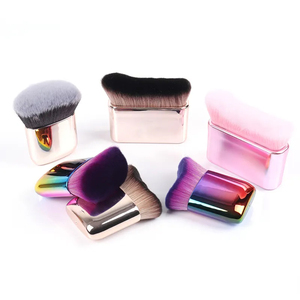 Brocha de Maquillaje <span class=keywords><strong>Profesional</strong></span> Gmagic Plana para Base y <span class=keywords><strong>Corrector</strong></span>, Color Oro Rosa, Sintética, Duradera, para Cosméticos de Belleza - Product Image 2