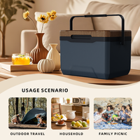 LIHENG Mini glacière écologique 13L 48H Rétention de glace Recyclable Glacière étanche pour camping plage BBQ