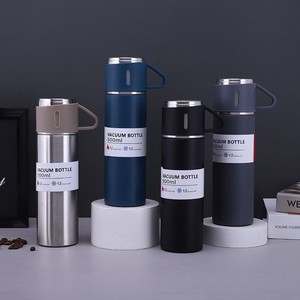 Botella de Agua Aislada de Acero Inoxidable 304 de 500 ml con Logotipo Personalizado, Termo de Doble Pared, a Prueba de Fugas, para Deportes, Gimnasio, <span class=keywords><strong>Regalo</strong></span> Corporativo - Product Image 4