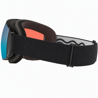 Lunettes de soleil unisexes Ride Wind pour le ski, protection UV, verres noirs iridium, monture sans bords en silicone PC/verre, anti-buée, miroir