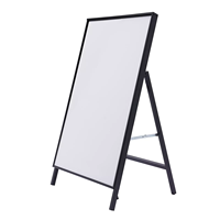 Affiche LED personnalisée, cadre en A pliable, panneau en verre trempé, éclairage ultra-fin, boîte à lumière