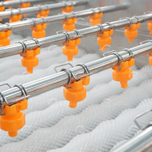 Cepillo de pulverización eléctrico Tipo de lavado Fresa <span class=keywords><strong>Sandía</strong></span> Cantalupo Tomate Lavadora de batata - Product Image 2