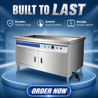Lavavajillas Ultrasónico de Tipo Estándar, Equipo de Lavado de Platos Automático para la Industria de Servicios Alimentarios