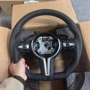 Volante de Cuero para Automóviles <span class=keywords><strong>BMW</strong></span> Serie 3 y Serie 5, para M3 M4 <span class=keywords><strong>M5</strong></span> M6 F30 F10 F15 F36 F01 F20 F22 F25 F31 F32 E70 E71 E90 X3 X5 - Product Image 6
