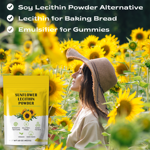 MOQ rendah organik ODM & OEM kualitas tinggi bunga matahari lesitin bubuk rasa jenis kedelai & bunga matahari zat aditif makanan - Product Image 3