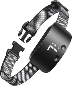 नई उन्नत रंग स्क्रीन कोई छाल नियंत्रण विरोधी पनरोक वाटरप्रूफ छाल कॉलर कंपन के साथ कुत्तों के लिए - Product Image 1