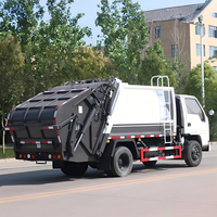 Camion compacteur de déchets JMC Small Mini 6 CBM, camion de collecte des déchets