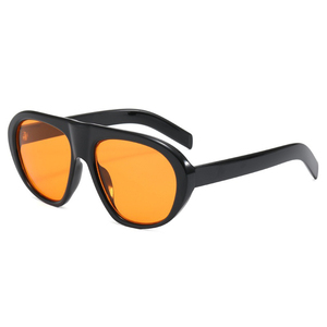 <span class=keywords><strong>Occhiali</strong></span> da Sole Retrò con Montatura Grande per Donna, Nuovi <span class=keywords><strong>Occhiali</strong></span> da Sole Ovali Neri Sfumati Stile Pilota 2026, <span class=keywords><strong>Occhiali</strong></span> da Sole di Design Monoblocco per Uomo - Product Image 5
