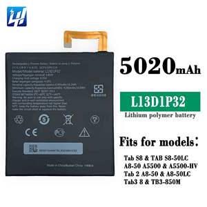 Batería Recargable de Polímero de Iones de Litio 100% Original L13D1P32 A8-50 A5500 Tab2 A8-50 Tab3 8 para Lenovo Tab S8 - Product Image 6